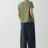 Alda Stripe Cotton Easy T-Shirt