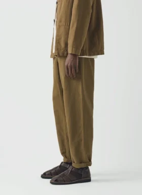 Alfie Garment-dyed-Hose mit Fischgrätenmuster