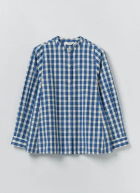 Alfresco-Baumwollhemd mit Gingham-Muster