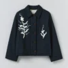 Applikationsjacke in Erbsenschussgrün Applikationsjacke in Erbsenschussgrün