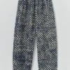Batik-Hose mit Karomuster