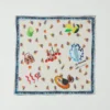 Baumwoll-Bandana mit Tischdekor-Print
