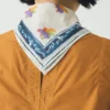 Baumwoll-Bandana mit Tischdekor-Print
