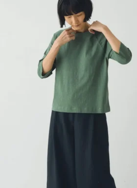 Baumwoll-Hanf-Raglan-T-Shirt