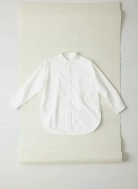 Baumwoll-Oxford-Hemd, oversized, lang