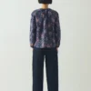 Baumwoll-Popeline-Hemd mit provenzalischem Paisley-Print