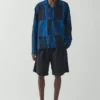 Baumwoll-Popeline-Shorts mit doppelten Falten Baumwoll-Popeline-Shorts mit doppelten Falten
