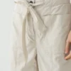 Baumwoll-Twill-Hose mit Gürtel