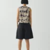 Baumwoll-Twill-Shorts mit Falten vorne Baumwoll-Twill-Shorts mit Falten vorne