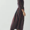 Baumwoll-Wickel-Kleid „Pantry Stripe“