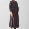 Baumwoll-Wickel-Kleid „Pantry Stripe“