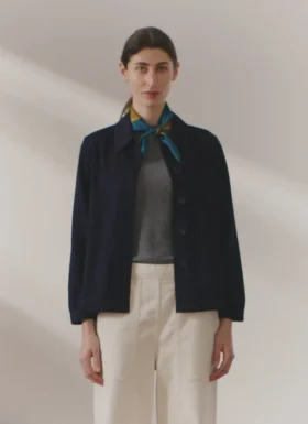 Baya Indigo-Baumwoll-Twill-Hemd