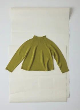 Bequemer Pullover aus Bio-Baumwolle und Leinen