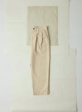 Bill-Hose aus Baumwoll-Canvas mit weitem Bein