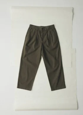 Bill-Hose aus Baumwoll-Canvas mit weitem Bein