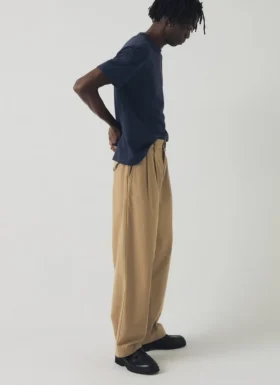 Bill-Hose aus Baumwoll-Canvas mit weitem Bein