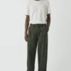 Bill-Hose aus Baumwoll-Canvas mit weitem Bein