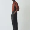 Bill-Hose aus Baumwoll-Canvas mit weitem Bein