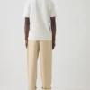 Bill-Hose aus Baumwoll-Canvas mit weitem Bein