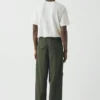 Bill-Hose aus Baumwoll-Canvas mit weitem Bein