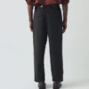 Bill-Hose aus Baumwoll-Canvas mit weitem Bein