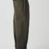 Bill-Hose aus Baumwoll-Canvas mit weitem Bein