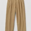 Bill-Hose aus Baumwoll-Canvas mit weitem Bein