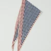 Blockdruck-Bandana mit Cook-Karomuster