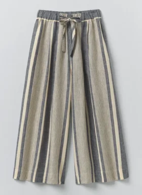 Bolster Stripe Leinen-Culottes