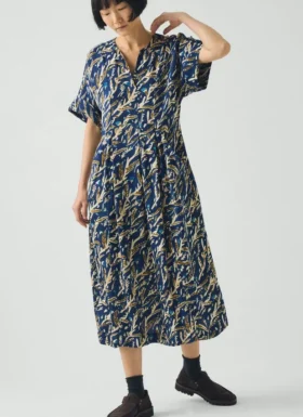 Bryn-Kleid mit Kräuterprint
