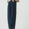 Carys Micro-Houndstooth-Hose mit weitem Bein