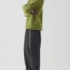 Donegal-Woll-Strickjacke mit V-Ausschnitt
