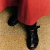 Durchgeknöpftes Kleid aus Baumwoll-Leinen-Popeline