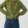 Eden Raglan-Strickjacke aus Wolle und Kaschmir