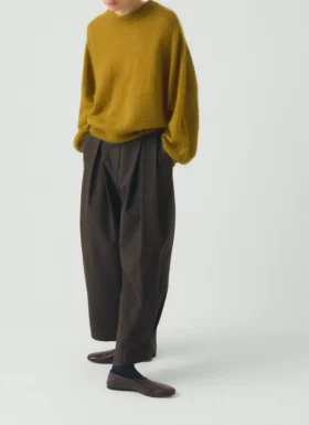 Feiner Mohair-Baumwoll-Pullover