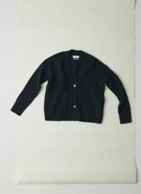 Ffion Boxy-Strickjacke aus Wolle und Kaschmir