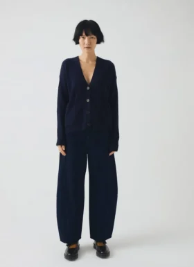 Ffion Boxy-Strickjacke aus Wolle und Kaschmir