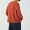 Ffion Boxy-Strickjacke aus Wolle und Kaschmir