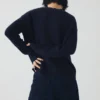 Ffion Boxy-Strickjacke aus Wolle und Kaschmir