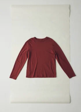 Frank Langarm-T-Shirt aus Baumwolle