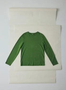Frank Langarm-T-Shirt aus Baumwolle
