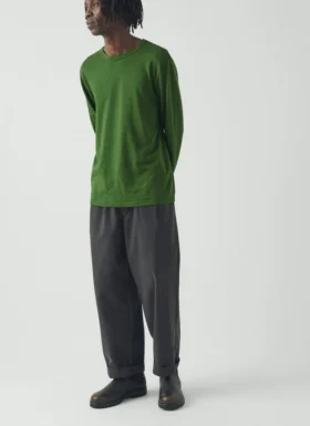 Frank Langarm-T-Shirt aus Baumwolle
