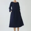 Freya Indigo-Twill-Kleid