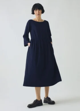 Freya Indigo-Twill-Kleid