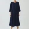Freya Indigo-Twill-Kleid
