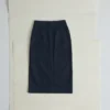 Gerader Rock aus Indigo-Denim Gerader Rock aus Indigo-Denim