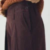 Gestreifte Fischerhose aus Baumwolle