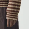 Gestreifter Pullover aus Alpakawolle Gestreifter Pullover aus Alpakawolle