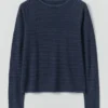 Gestreifter Pullover aus Wolle und Kaschmir