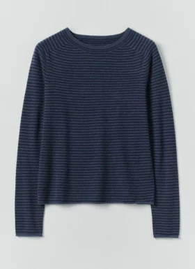 Gestreifter Pullover aus Wolle und Kaschmir